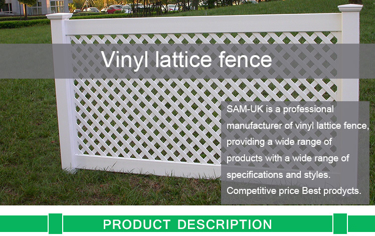 vinyl lattice fencing