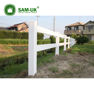 Rail Composite Farm Pvc Vinyl Panel Privacy Fence