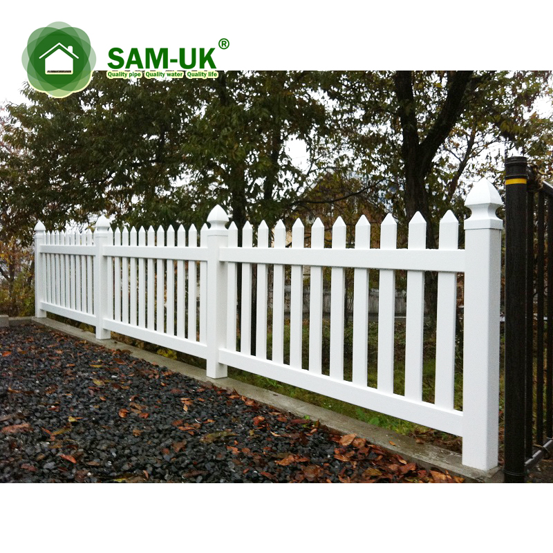 Portable Plastic Pvc Picket White Brand New Privacy Fence Indoor