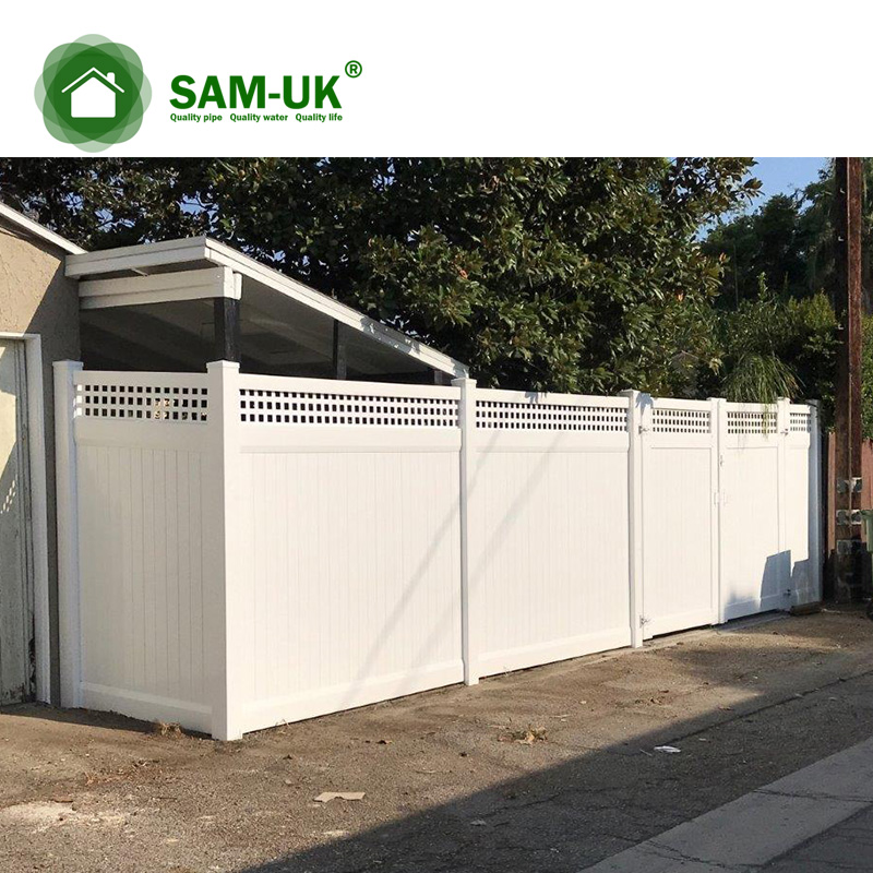 White Privacy Fencing 6Ft.Hx8Ft.W Premium Virgin Vinyl Pvc Privacy