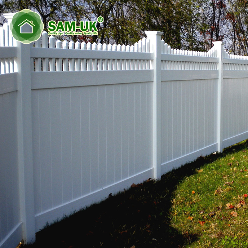 Vinyl Fence Panels White Plastic Yard Fence Pvc Plastic Fence