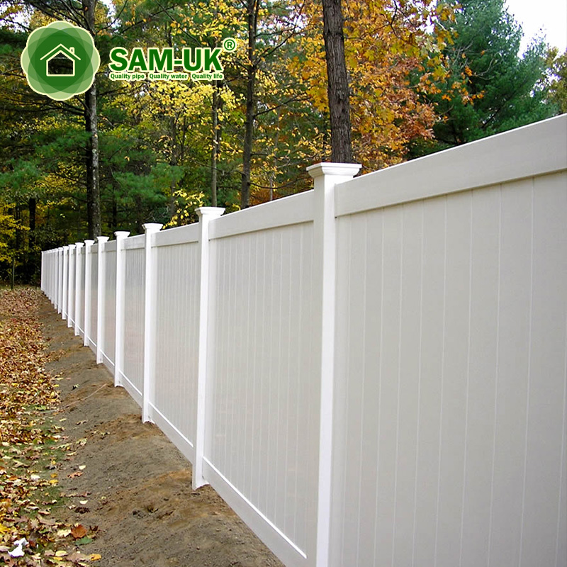 Pvc Panel Farm Fence Garden Brand New Privacy White vinyl fence
