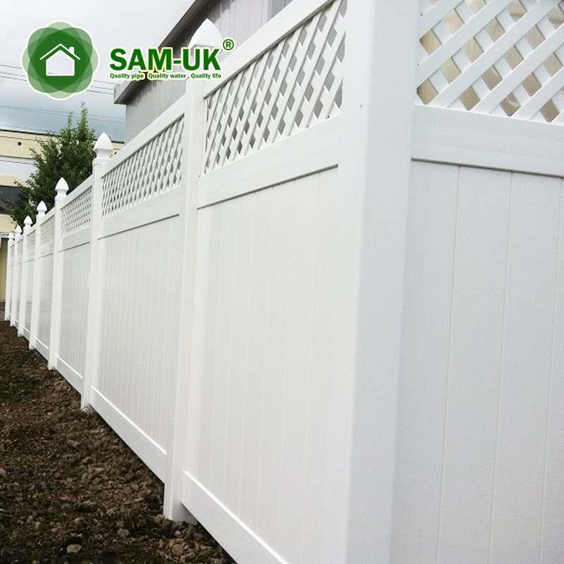 White Plastic Fence Vinyl Pvc Used Privacy Fence Picket Vinyl Fence