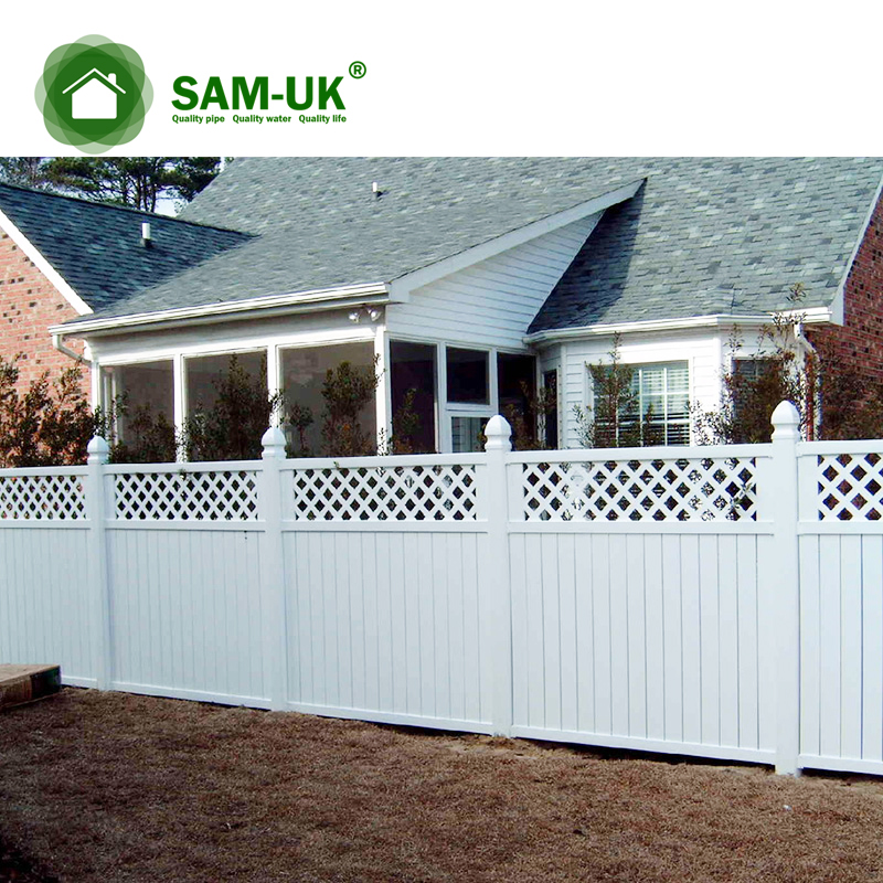 Free Standing Expandable Portable Vinyl Semi-privacy Fencing