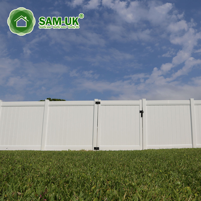 Pvc Panel Farm Fence 6x8 ft PVC Vinyl Privacy Fence Panels